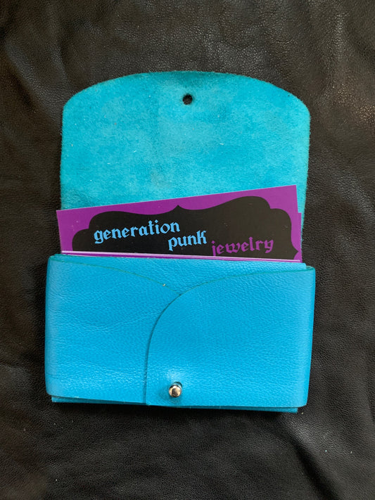 Laser Cut Upcycled Leather Wallets