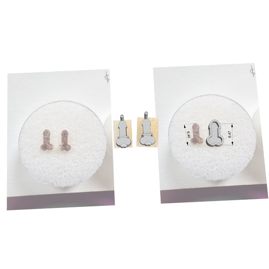 This C*ck's a stud! Custom black natural diamond D*ck studs in prong or bezel with C*ck ring (Copy)